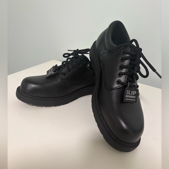 Skechers Slip Resistant Work Shoes Cottonwood Cantix Black Size 11.5 NEW! - Picture 3 of 14